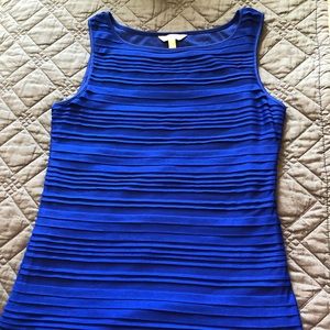 EUC royal blue banana republic tank size medium